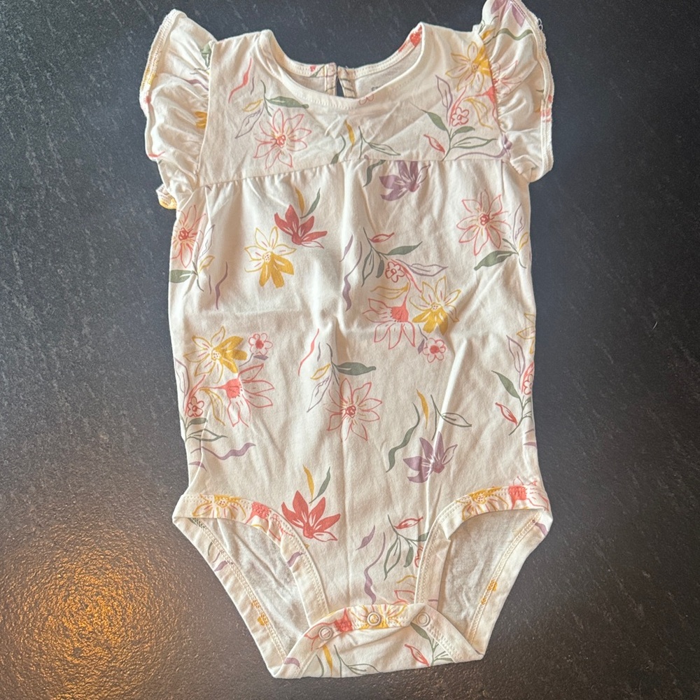 Carter's Floral Print Bodysuit - Multicolor